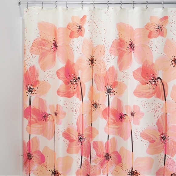 InterDesign Other - 🌸 Coral/Pink Hibiscus Flower Shower Curtain 🌸